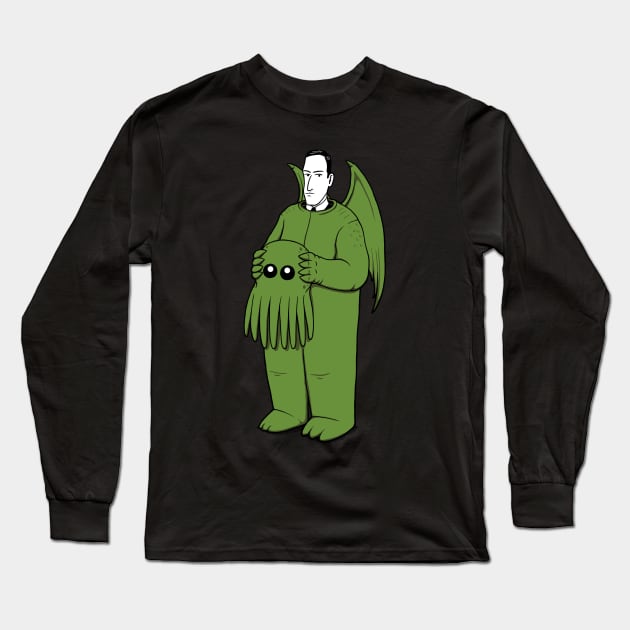 Cthulhu Mascot Long Sleeve T-Shirt by pigboom